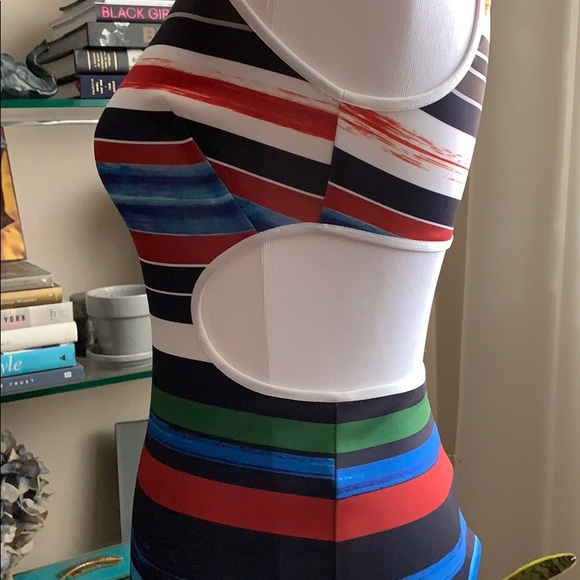 *SOLD* Clover Canyon Striped Dress - Picture 4 of 8